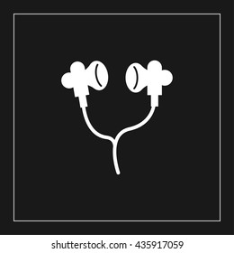 headphones icon. headphones sign