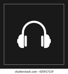headphones icon. headphones sign