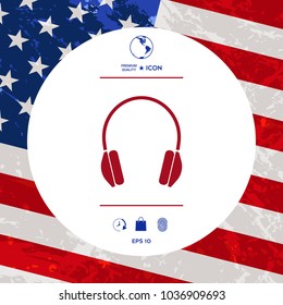 Headphones icon symbol