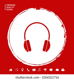 Headphones icon symbol
