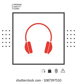 Headphones icon symbol