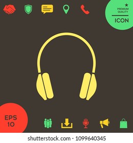 Headphones icon symbol