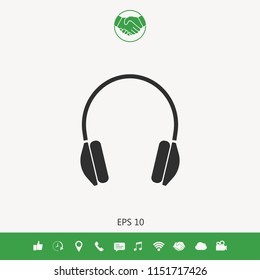 Headphones icon symbol