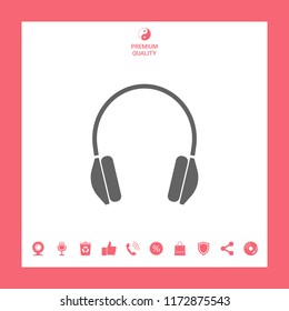 Headphones icon symbol