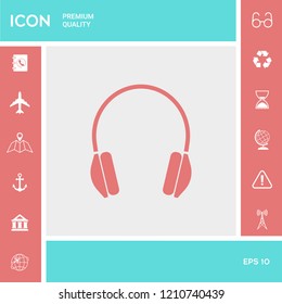 Headphones icon symbol