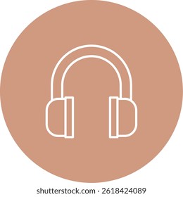 Headphones Icon Symbol Art Sign