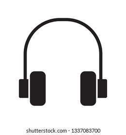 Headphones icon in trendy flat style design. Vector graphic illustration. Headphones icon for website design and user interface. Pixel perfect. EPS 10
