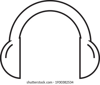 Headphones icon in trendy flat style Outline and Glyph on white background. Headphones icon symbol for your web site design,
Headphones logo, app, UI. Vector illustration, Headphones icon eps10.