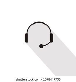 headphones icon vector