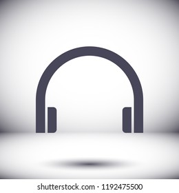 headphones icon vector