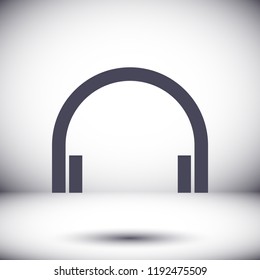 headphones icon vector