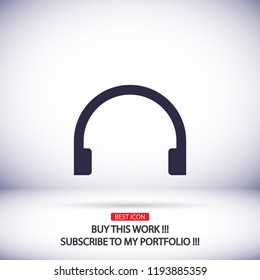 headphones icon vector
