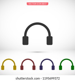 headphones icon vector