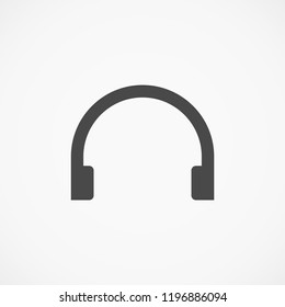 headphones icon vector