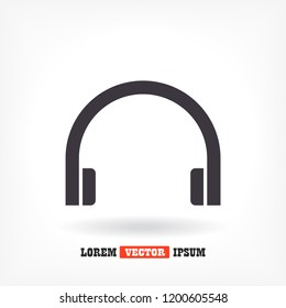 headphones icon vector