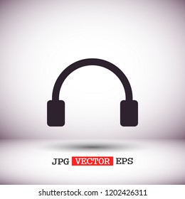 headphones icon vector