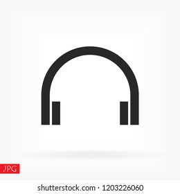 headphones icon vector