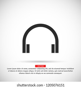 headphones icon vector
