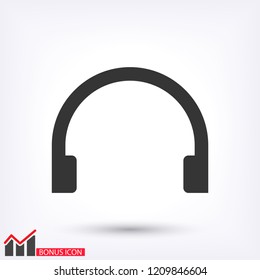 headphones icon vector