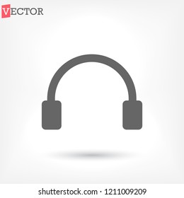 headphones icon vector
