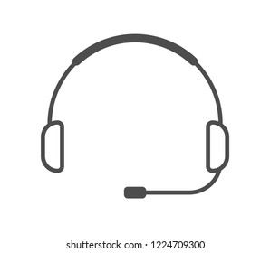 Headphones icon . Vector
