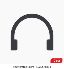 headphones icon vector