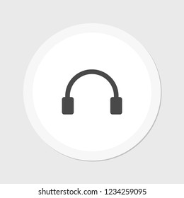 headphones icon vector