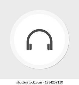 headphones icon vector