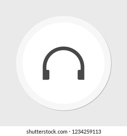 headphones icon vector