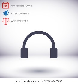 headphones icon vector