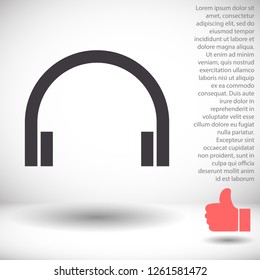 headphones icon vector