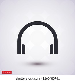 headphones icon vector