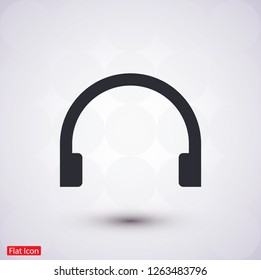 headphones icon vector