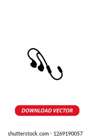 Headphones icon, Vector