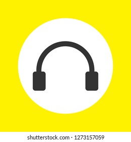 headphones icon vector