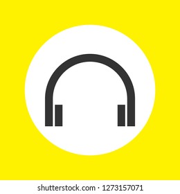 headphones icon vector