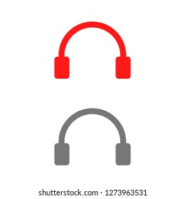 headphones icon vector