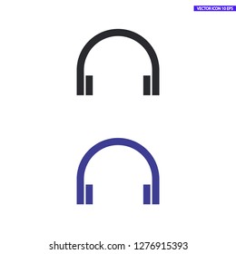 headphones icon vector