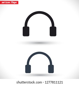 headphones icon vector