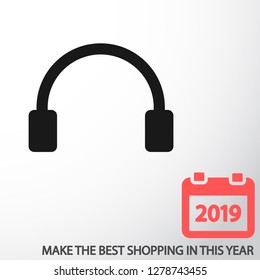 headphones icon vector