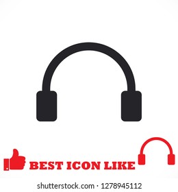 headphones icon vector