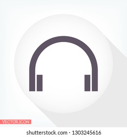 headphones icon vector