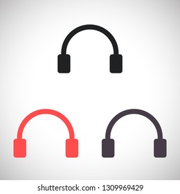 headphones icon vector