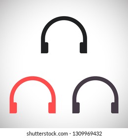 headphones icon vector