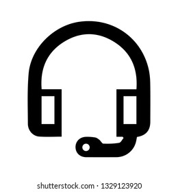 Headphones Icon Vector 