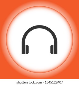 headphones icon vector