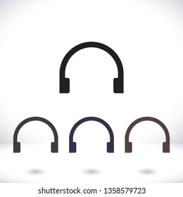 headphones icon vector