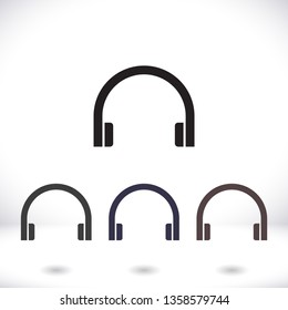 headphones icon vector