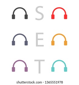 headphones icon vector
