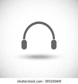 headphones icon, vector